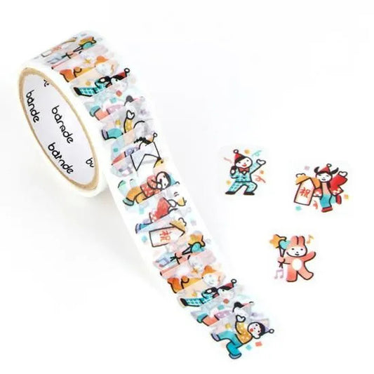 bande Celebration Squad Die-Cut Washi Sticker Tape