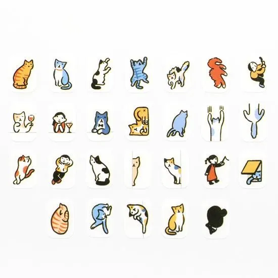 People in the Planner: Ultimate Cat Collection Die-Cut Washi Sticker Tape