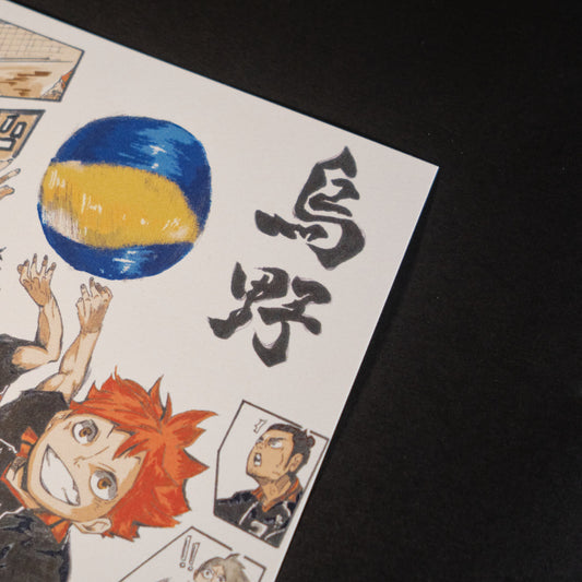 【 排球少年!! 烏 野 】A6 明信片