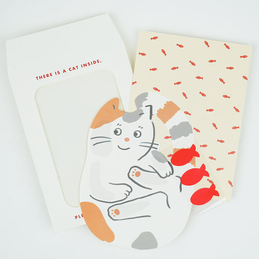 GYU-GYU 信件套裝 三色貓