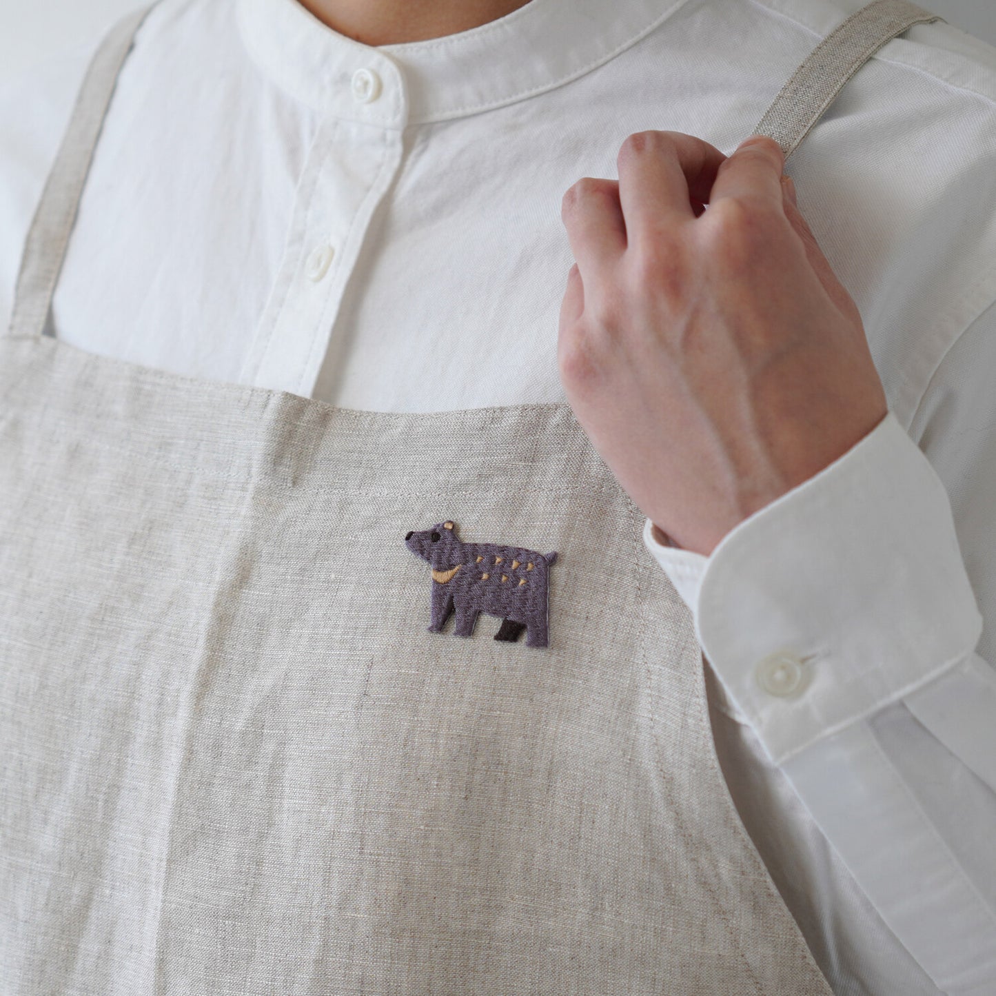 動物刺繡燙布貼