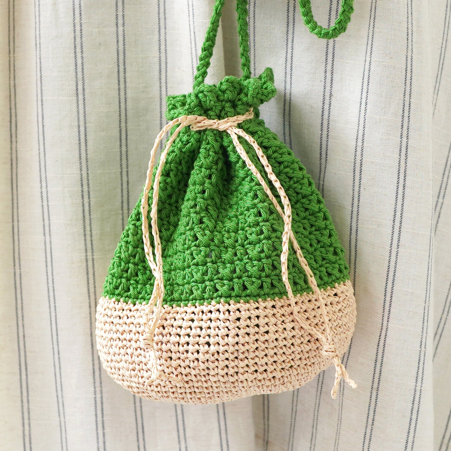 #10-6 編織抽繩袋材料包