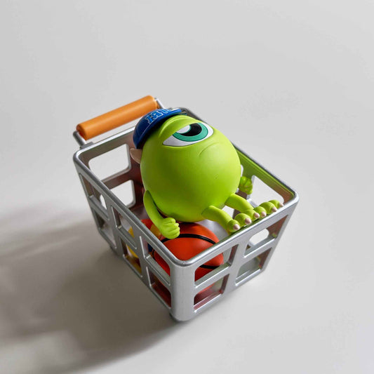 【二手】怪獸大學 OK兄弟會系列 — 購物車大眼仔 Mike in cart
