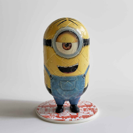 【二手】MINIONS 牛仔褲款 立體造型拼圖