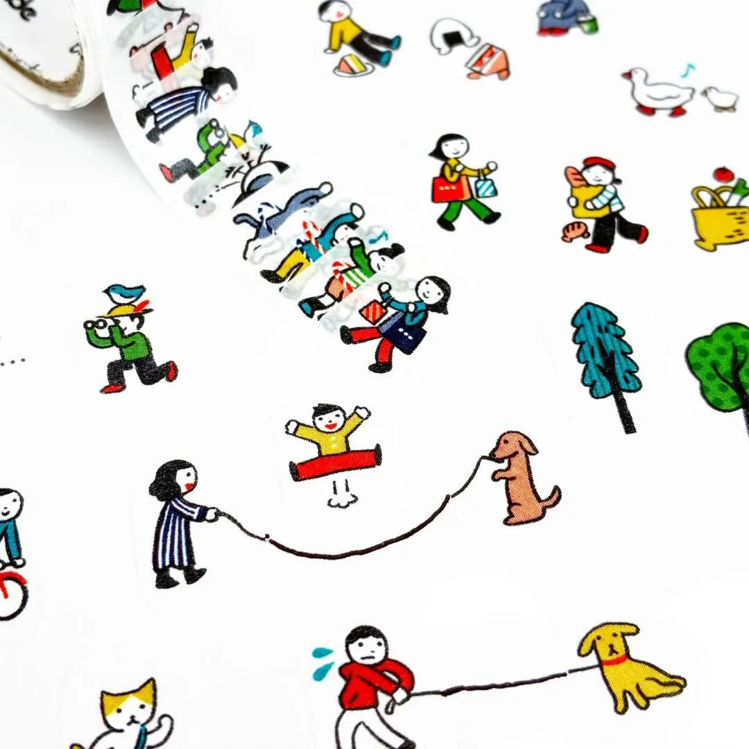 People in the Planner - Stroll Time Die-Cut Washi Sticker Tape