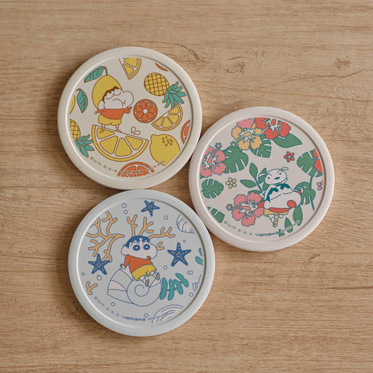 蠟筆小新 無釉瓦杯墊