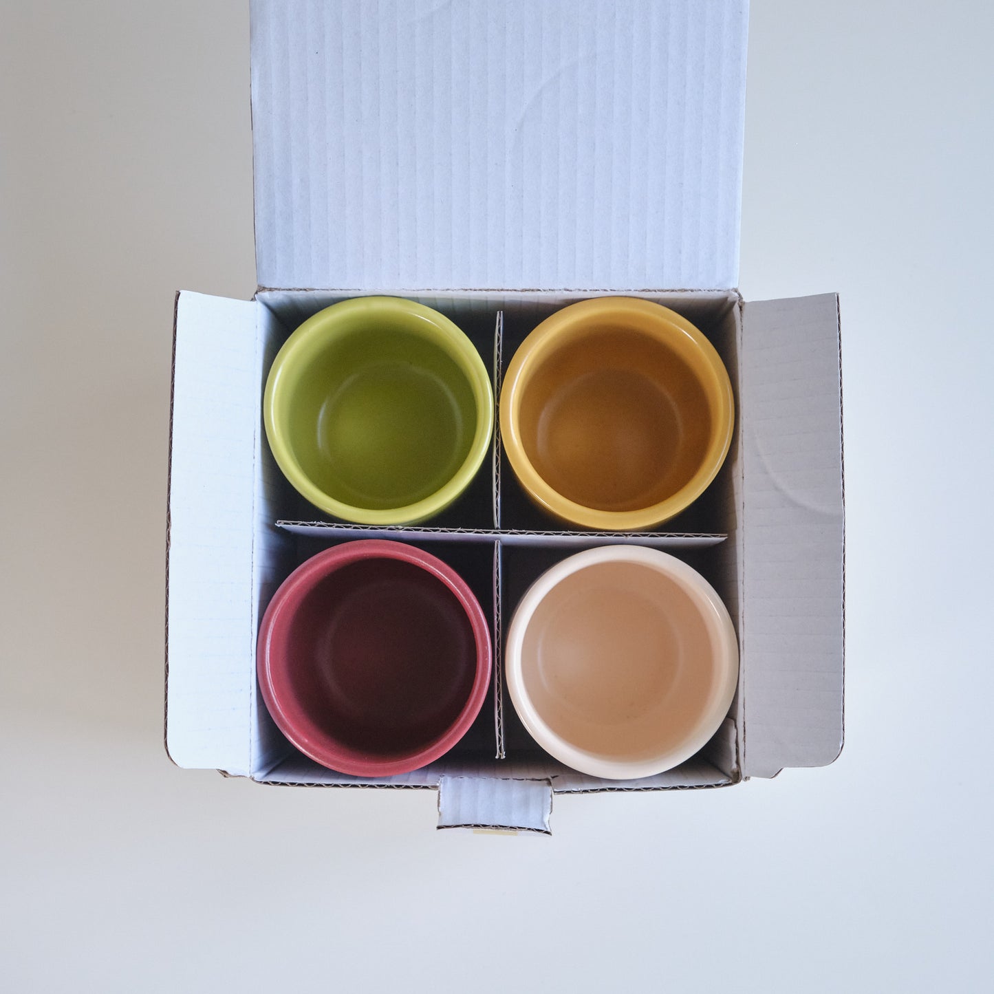 Sapore di Sole Series — Handleless Espresso Cup Set (4-Piece Set)