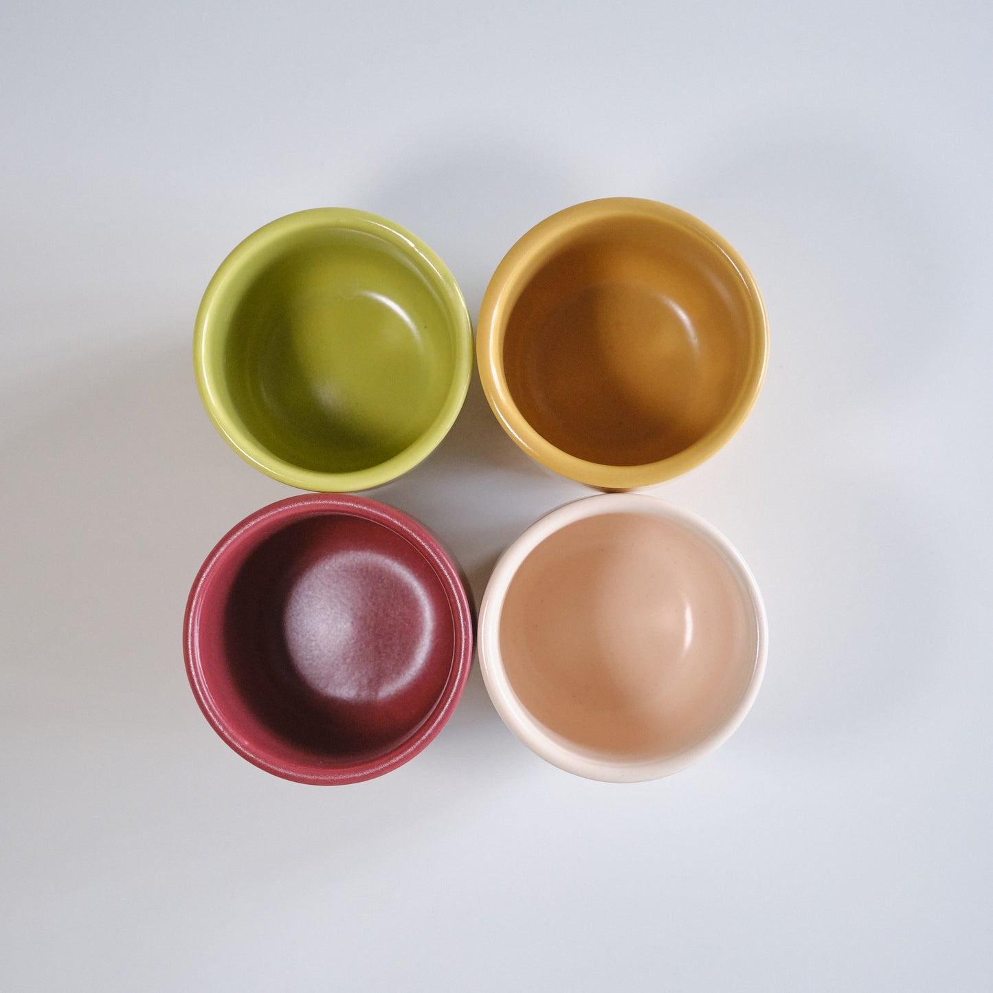 Sapore di Sole Series — Handleless Espresso Cup Set (4-Piece Set)