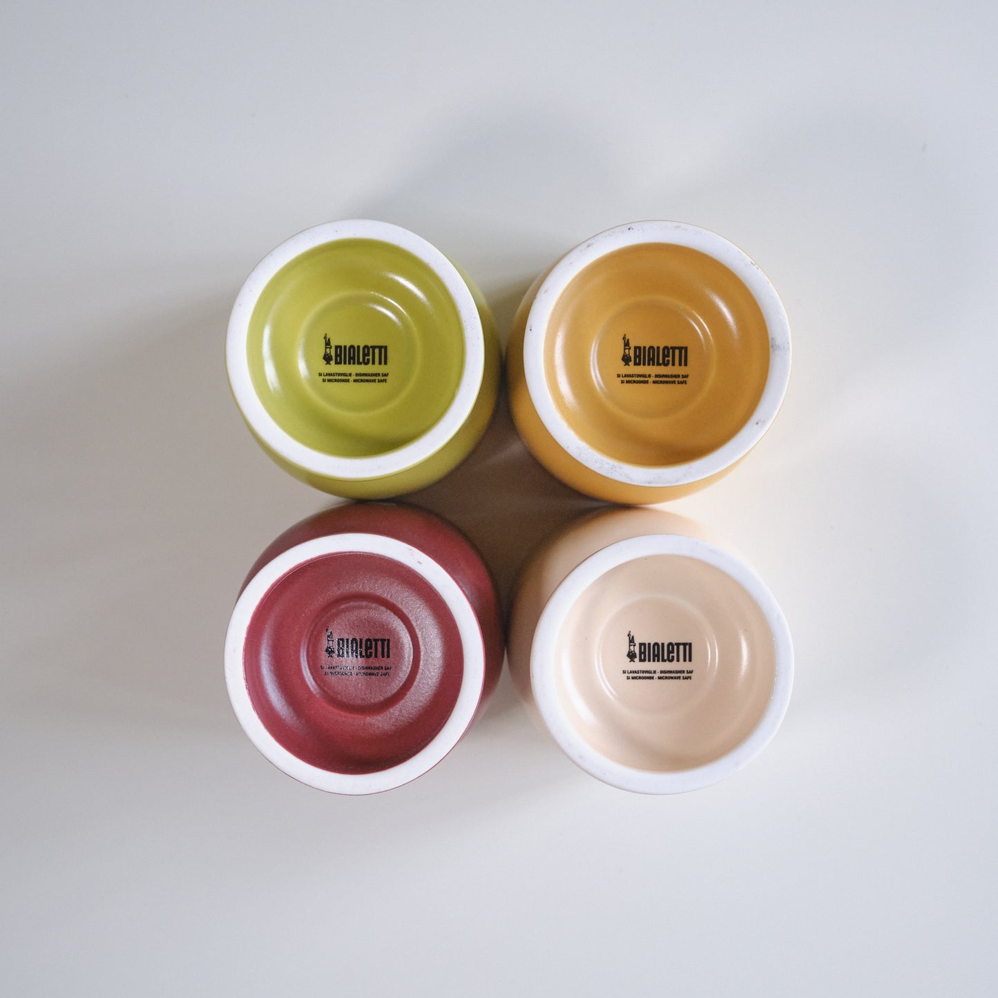 Sapore di Sole Series — Handleless Espresso Cup Set (4-Piece Set)