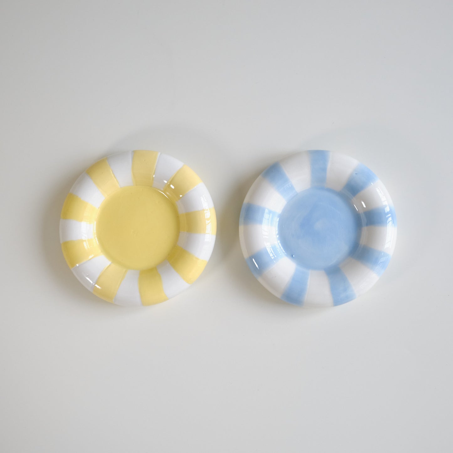 Sapore di Sole 陽光的味道系列 — 條紋陶瓷濃縮咖啡杯組（2入組）
