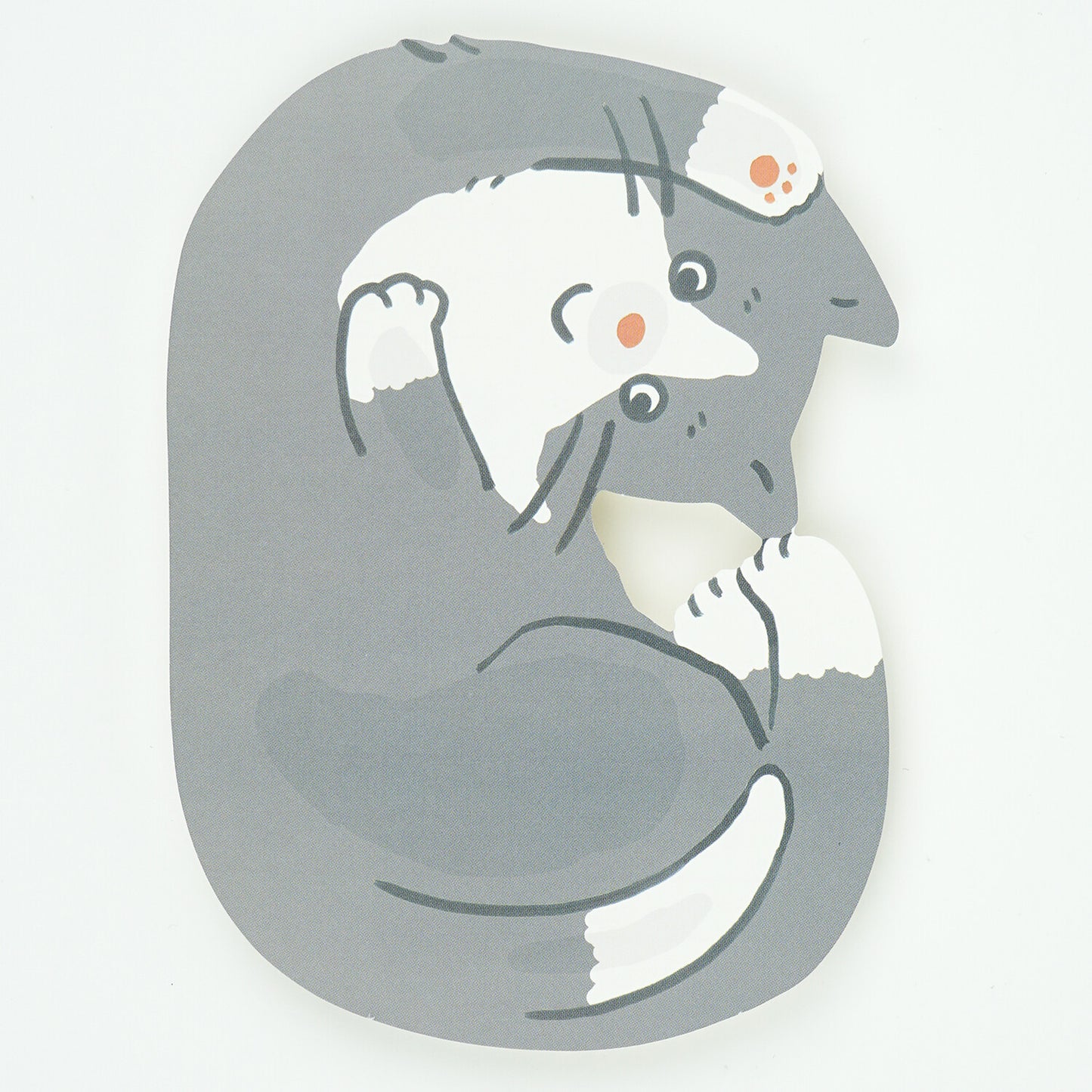 GYU-GYU 信件套裝 八字貓 - NOOK-IN