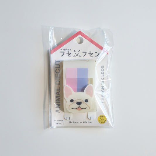 ANIMAL DIECUT 動物便條紙 法國鬥牛犬