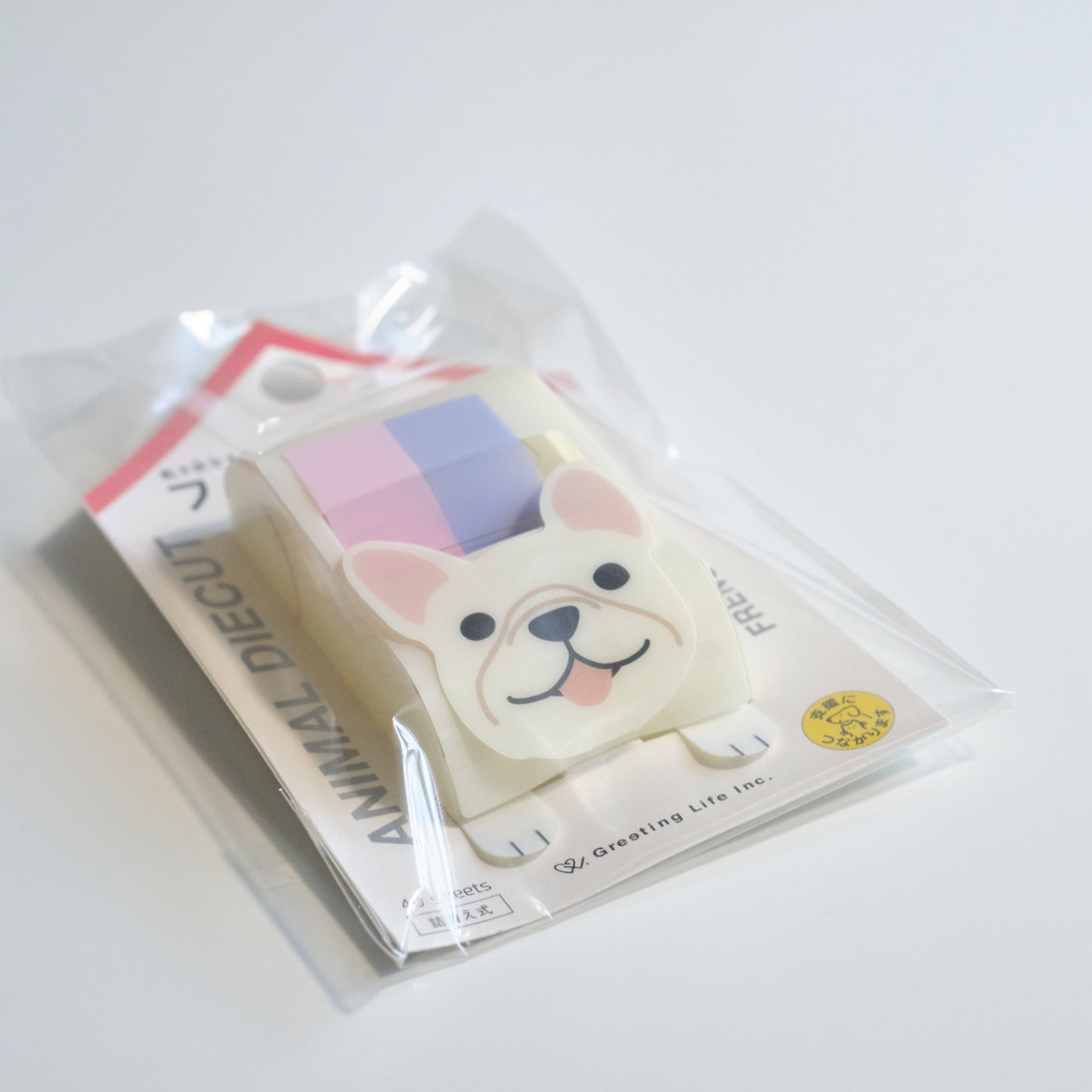 ANIMAL DIECUT 動物便條紙 法國鬥牛犬 - NOOK-IN
