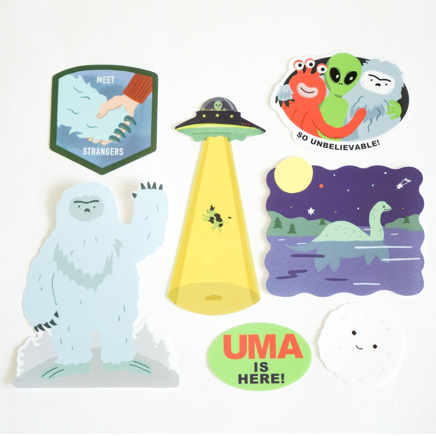 UMA STICKER PACK 防水 PVC 貼紙包 - NOOK-IN