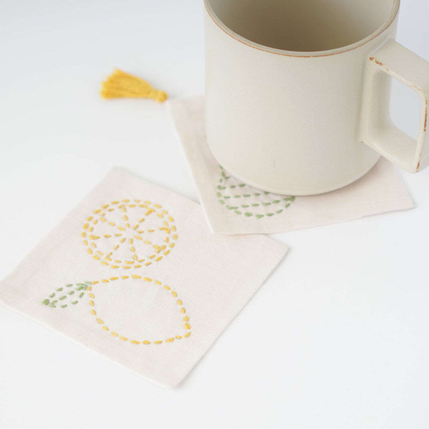 刺繡杯墊材料包 - NOOK-IN