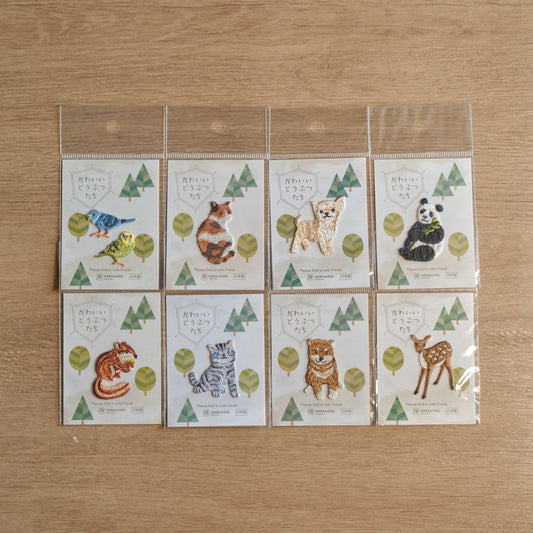 動物刺繡燙布貼