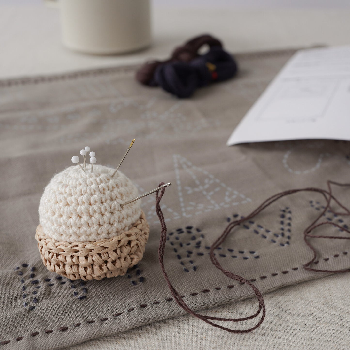 刺繡洗碗布材料包 - NOOK-IN