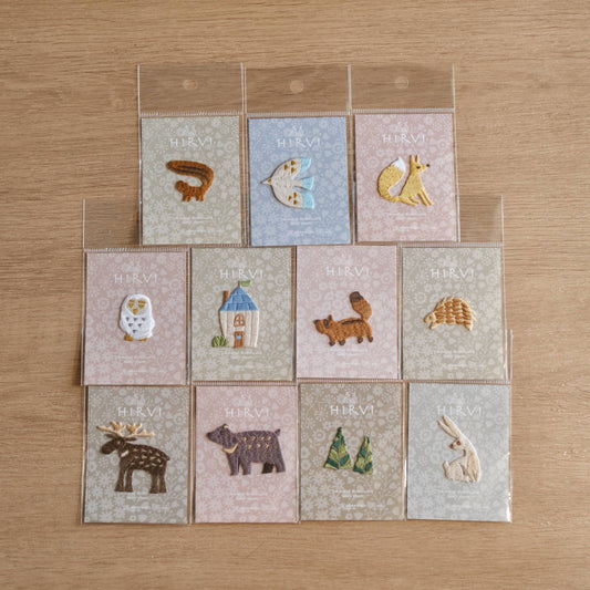 動物刺繡燙布貼