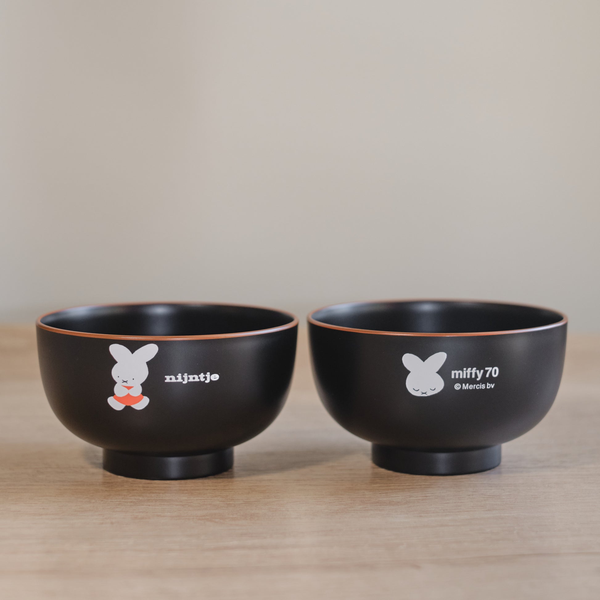 miffy 70周年限定 nijntje 塗漆湯碗 - NOOK-IN