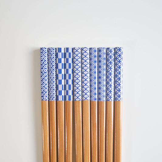 Susu-take 傳統和風圖案 竹筷套裝（5雙入）