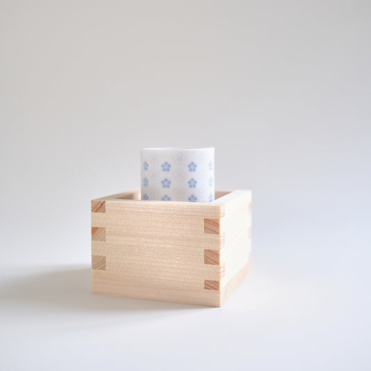 kikyoh 清酒杯連木枡套裝 花