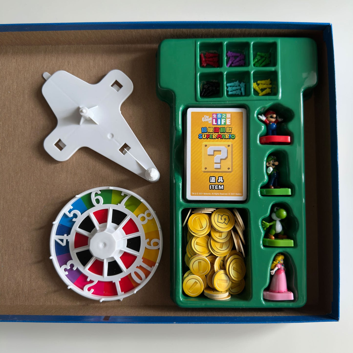 【二手】生命之旅 超級瑪利歐版 the Game of LIFE SUPER MARIO (中英文版)