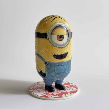 【二手】MINIONS 牛仔褲款 立體造型拼圖