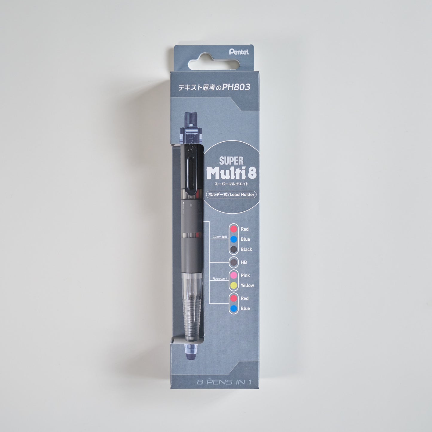 Pentel SUPER Multi 8 Multi-function Pen - 8 PENS IN 1