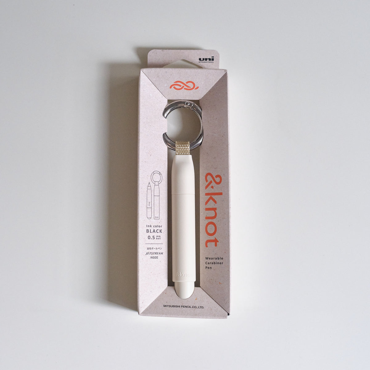 &knot Magnetic Carabiner Ballpoint Pen 0.5mm