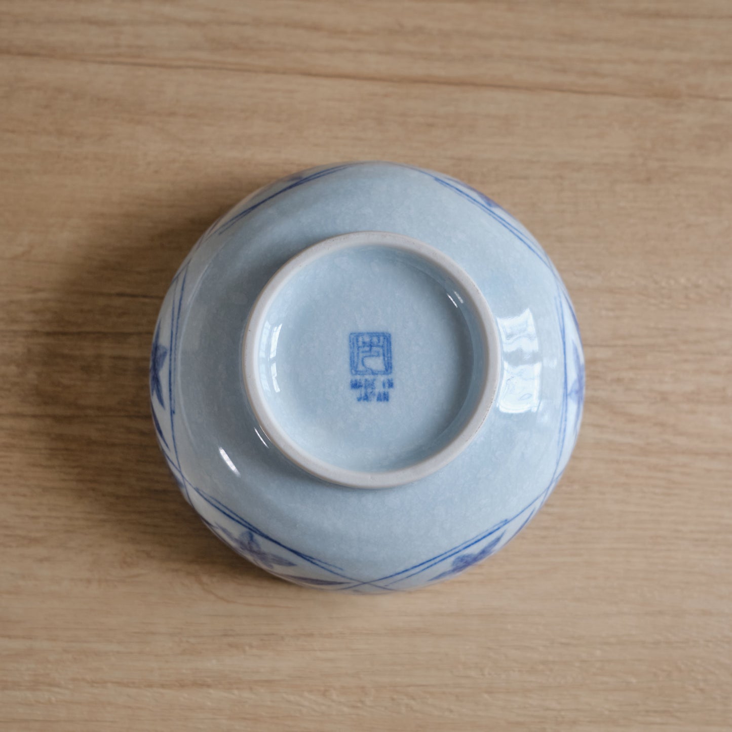 日本美濃燒 桔梗 五寸丼 染付 - NOOK-IN